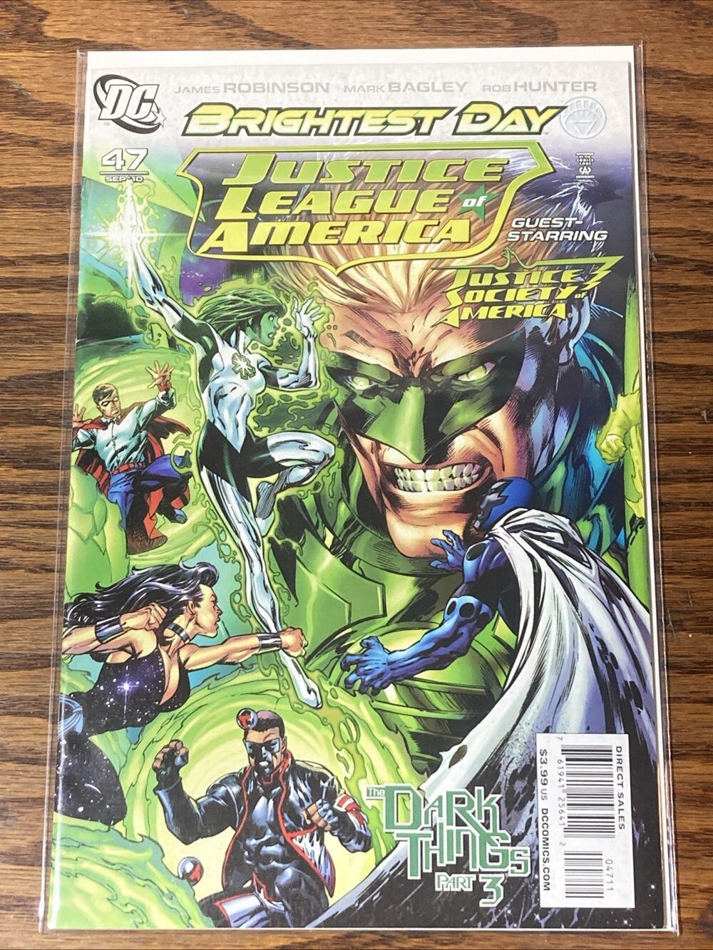 Justice League of America The Dark Things Part 3 #47 Sept 2010 DC Comics